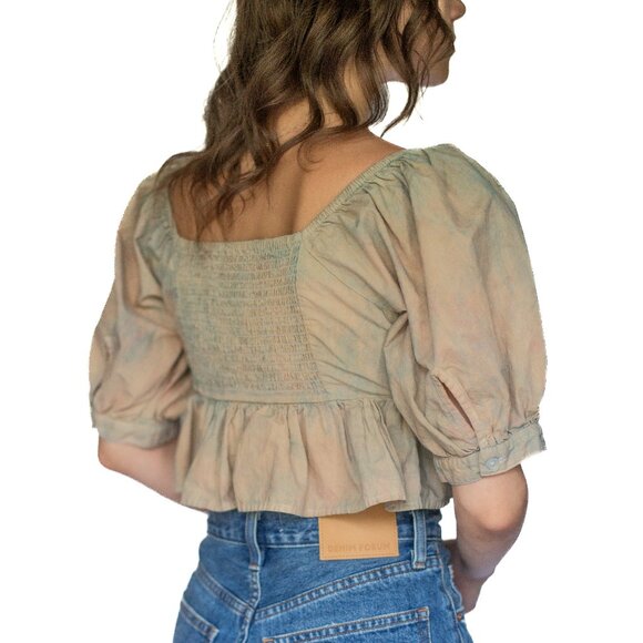 Free People • Small • Blouse • Pink w/ Blue - Picture 4 of 13